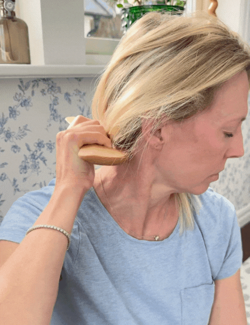 Gua Sha Massageskrapa i trä – Massera bort huvudvärk och spänningar