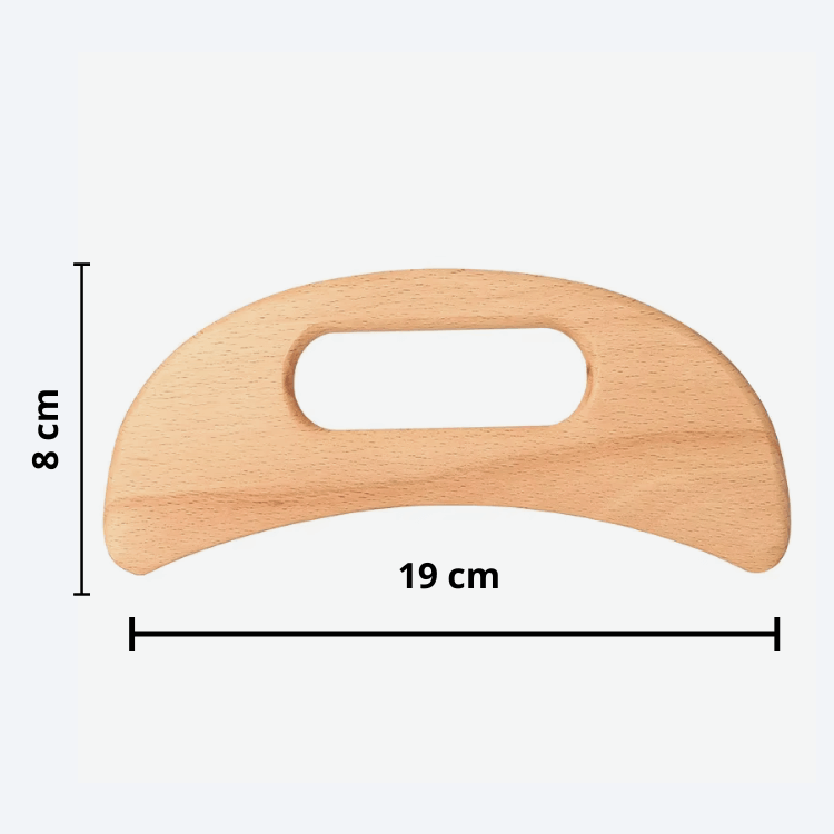 Gua Sha Massageskrapa i trä – Massera bort spänningar