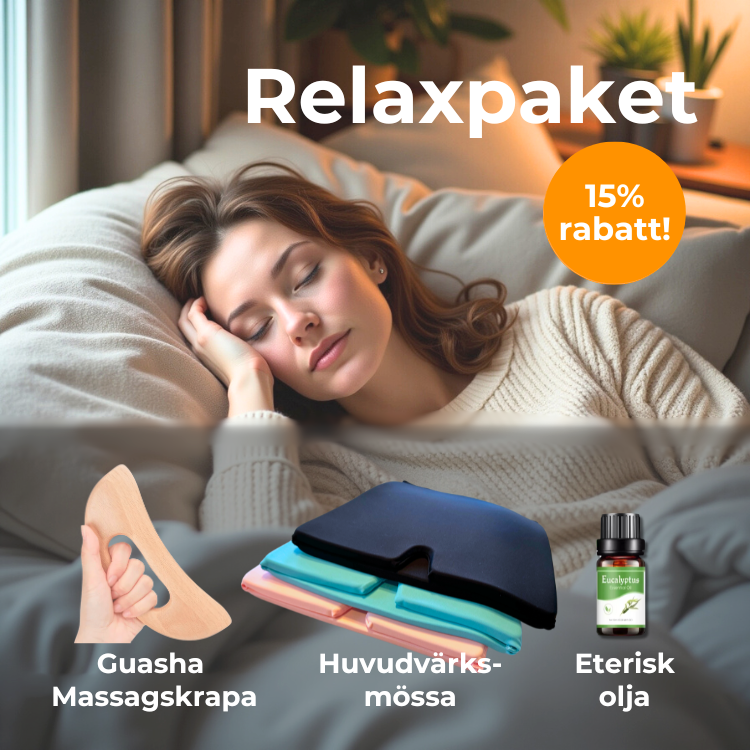 Relaxpaketet - Med massage, kylkompression & aromaterapi