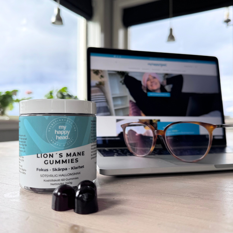 Lion’s Mane Gummies – skarp hjärna och bättre fokus
