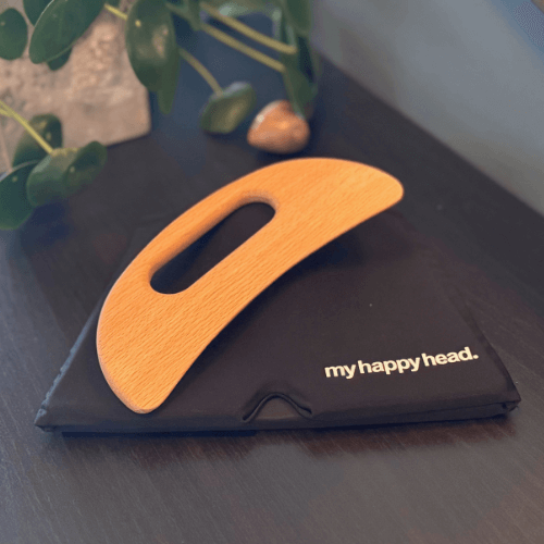 Gua Sha Massageskrapa i trä – Massera bort spänningar