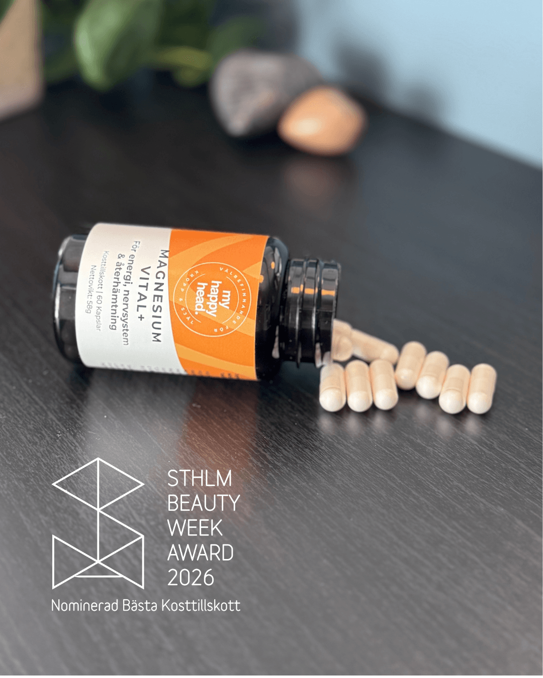 Magnesium Vital+ För energi och återhämtning (60st)